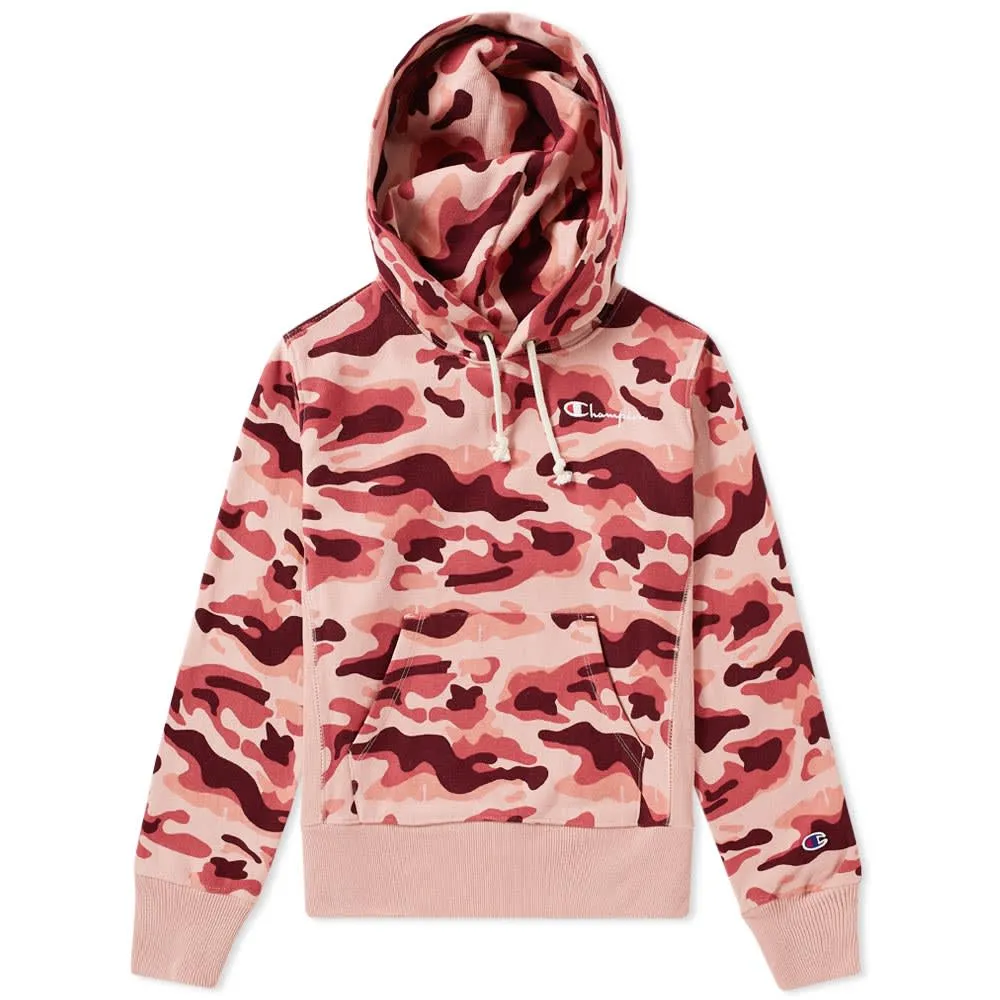 Champion Reverse Weave Women's Classic Camo HoodyRose