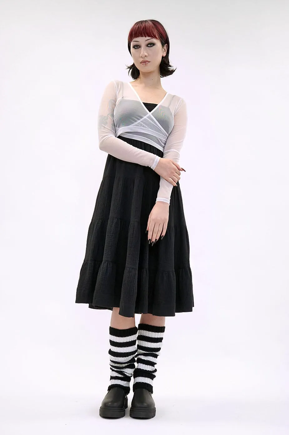 Cross Over Longsleeve Top [Last 3xL]