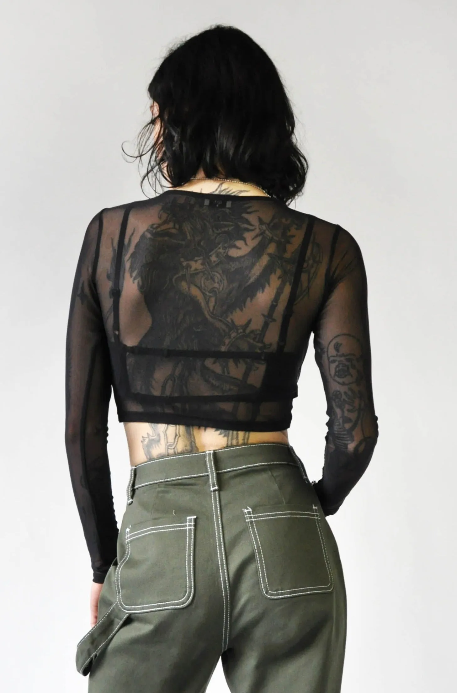 Cross Over Longsleeve Top [Last 3xL]