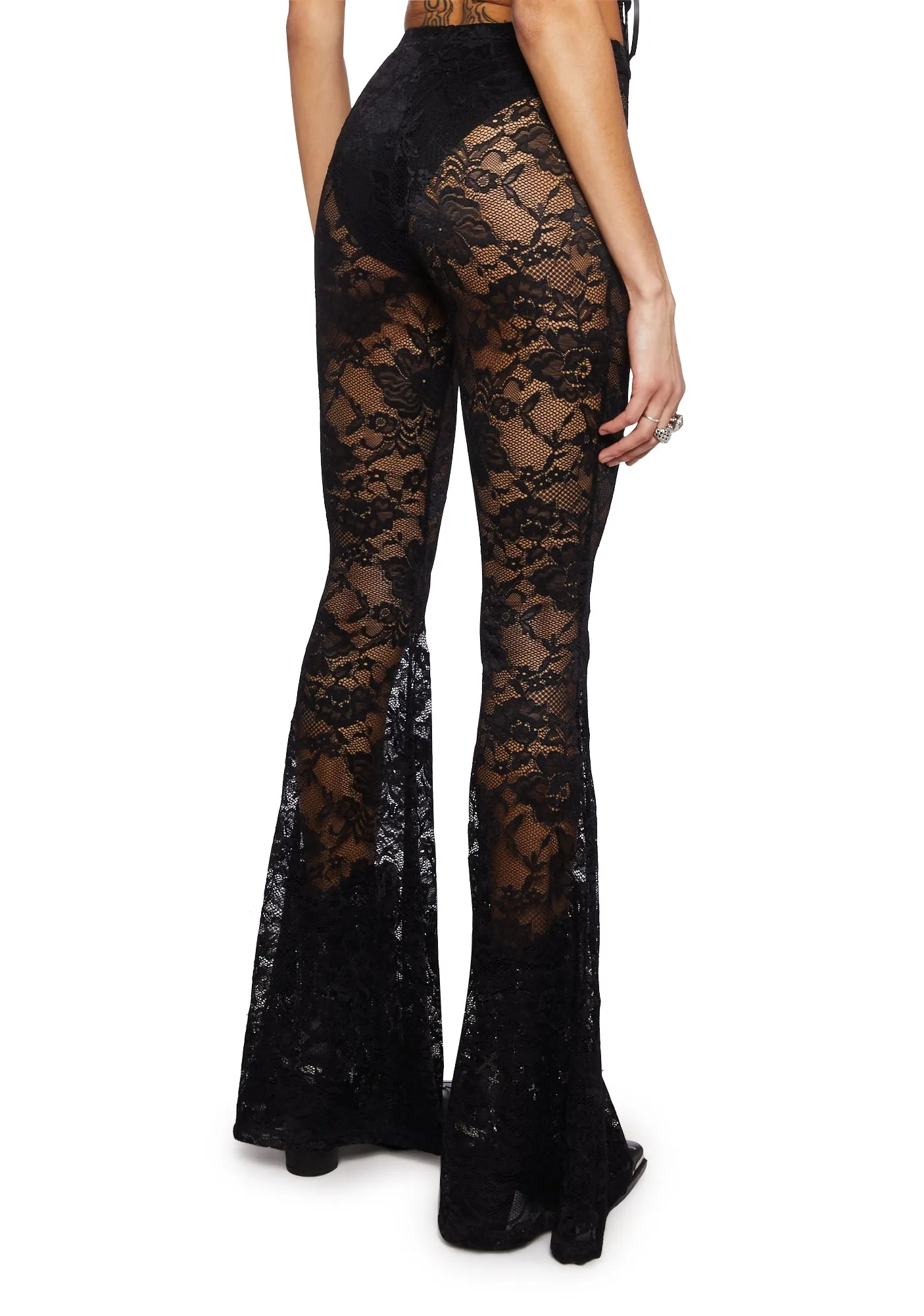 Got Your Attention Lace Leggings-
